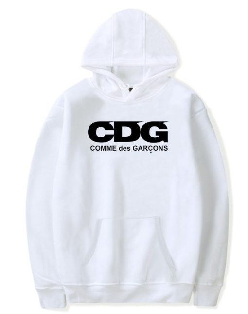 Comme Des Garcons Logo Hoodie