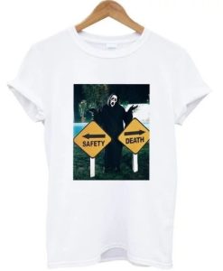 Scream Safety or Death Graphic T-shirt