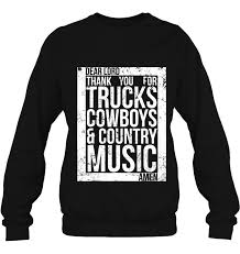 Trucks Cowboys And Country Music Sweater