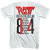 Ratt Tour 84 Out Of The Cellar Tee