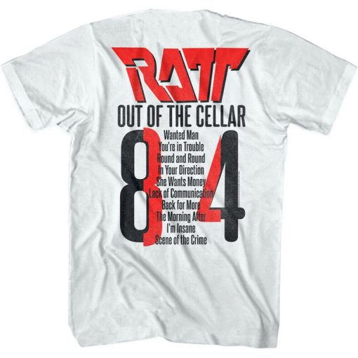 Ratt Tour 84 Out Of The Cellar Tee