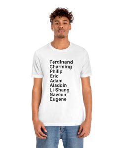 Disney Princes T-shirt unisex dv