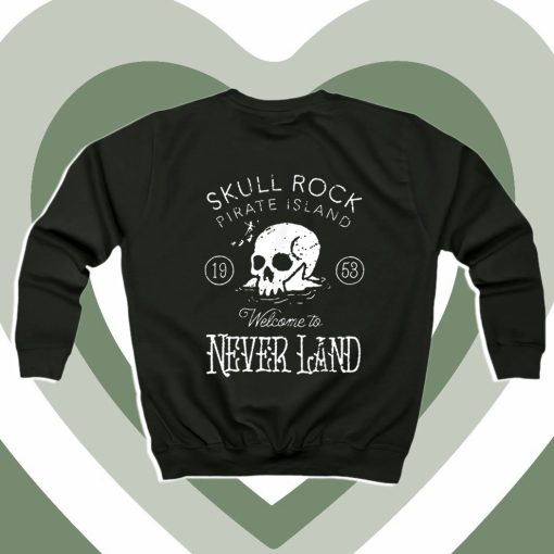 Disney Peter Pan Skull Rock Vintage Never Land Sweatshirt DV