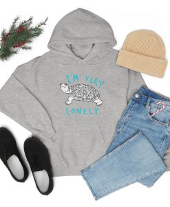 Im Very Lonely Turtle Hoodie DV