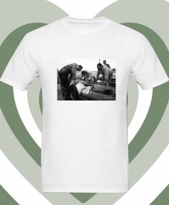 Bruce Mclaren working with Crew T Shirt