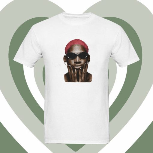 Dennis Rodman Red Hair T Shirt