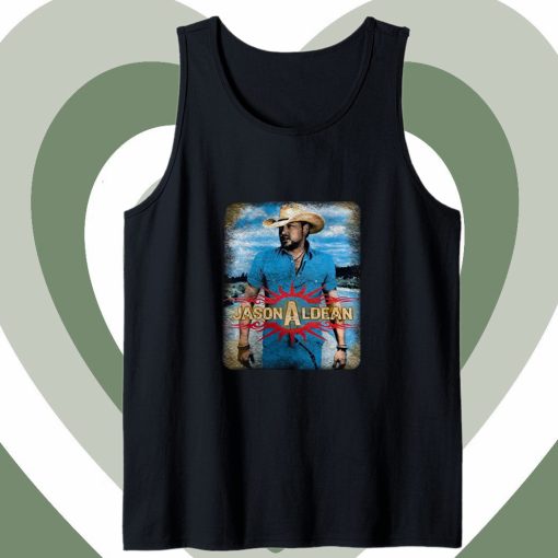 Jason Aldean Vintage Retro Tank Top