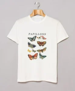 Papillons Butterfly Vintage T-Shirt
